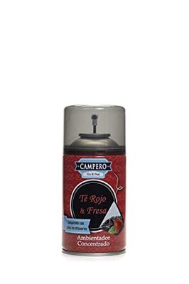 Campero Té y Frutas - Ambientador Té Rojo y Fresa en aerosol - Recambio Dosificador Automático 250ml