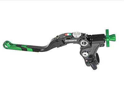 ACCOSSATO Commande d'embrayage à câble avec Levier de révolution coloré (Bouton+Insertion+régulateur), avec Fixation Micro pour Benelli Leoncino 500 de 2017 à 2017 CC 500