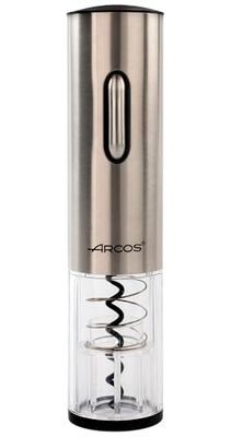 Arcos Accessories - Electric Corkscrew Bottle Opener - Material ABS Stainless Steel - Grey Color