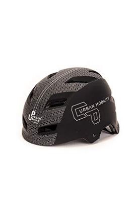 Urban Prime Unisex Volwassene Elektrisch Mobiliteit Helm, Medium, Zwart