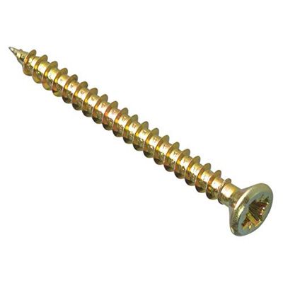 Forgefix MPS3550Y - Parafuso para madeira (tamanho: 3,5 x 50 mm)