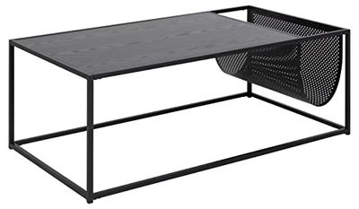 AC Design Furniture Jörn stolik kawowy, drewniany, czarny, wys.: 40 x szer.: 110 x głęb.: 60 cm