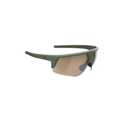 BBB Cycling Gafas de ciclismo deportivas duraderas para hombres y mujeres, 100% protección UV, bicicleta de grava, bicicleta de carretera y MTB mate verde oliva Comet BSG-75