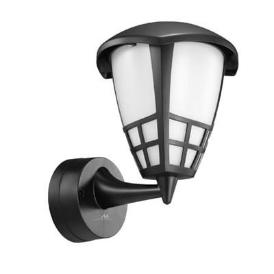 Maclean MCE519 Applique d'extérieur 1xE27 gris IP65 max 60W (NOIR)
