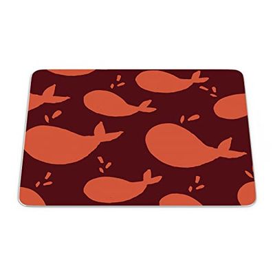 Bonamaison, Rechthoek Pop Art Digital bedrukte muismat, antislip onderkant, voor kantoor en thuis, grootte: 22x18 cm