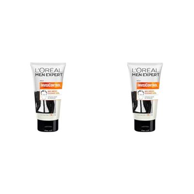 L'Oréal Paris Men Expert Hair Gel Men Expert Invisi Control Neat Look Hair Gel with Strong Hold (Pack of 2)