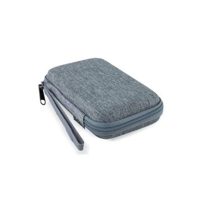 Estuche Protector para Disco Duro Externo 2.5", Color Gris, Resistente a Golpes y arañazos, Ideal para Almacenamiento Seguro y Transporte.