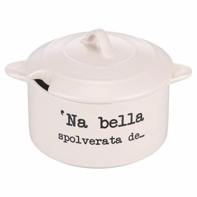 Villa d'Este Home Tivoli 1996 Kaasbel 320 ml van aardewerk, S.P.Q.eRe