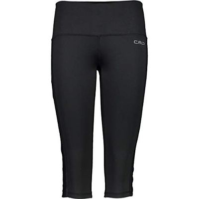 CMP Pantaloni 3/4 Unlimitech 39C7106 Pantaloni, Donna, Nero, 40