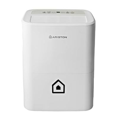 Ariston DEOS 16S NET UK Dehumidifier 16L/Day, Laundry Function ideal to dry clothes, Anti-Odour air Filter, Remote Smartphone Control, Programmable Timer - Ideal for Home Damp and Laundry Drying