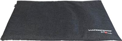 JACK AND VANILLA - Coussin de Cage pour Chien Waterproof - Tapis de Couchage Panier et Lit Imperméable, Antidérapant, Tout Confort pour Petits à Grands Chiens - Couleur Gris Foncé, XXL, 119 x 73 cm