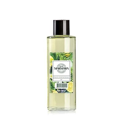 Marmara Limon Kolonya Splash glazen fles, 80 graden, 500 ml, Eau de Cologne, aftershave, scheerwater, citroengeur, Keulenswater, Classik citroen geurwater voor dames en heren,500 ml (1er-pakket)