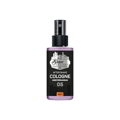 The Shave Factory After Shave Cologne - A Fragrant Essence For Impeccable After Shave Care For A Long-Lasting Sensation Of Freshness And Comfort (50ML, 05 Mediterranean)