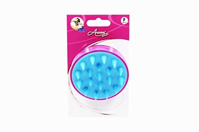 Aurore Beauté - Cepillo de masaje manual para el cabello - Cepillo de champú y masaje de piel peluda de silicona - Limpieza profunda y exfoliación suave