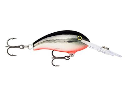 Rapala Visaas Shad Dancer, materiaal balsa, zachte waterslep, zwemdiepte 2,1 tot 3 m-4 cm/5 g, gemaakt in Estonie-Metallic, Halloween, volwassenen, uniseks, meerkleurig, standaard