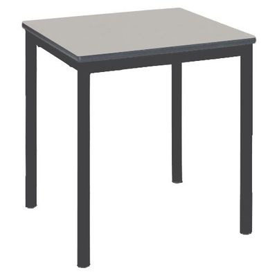 Metalliform RT32-77-MD-59-MC- helt svetsat bord, MDF-kant, Ljusgrå, 1