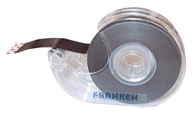 Franken MBS19 - Cinta magnética, 19 mm x 800 cm, 0,3 mm de grosor, color negro