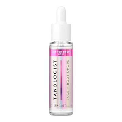Tanologist Gotas Autobronceadoras, Ligeras Agregue, Gotas Autobronceadoras al Cuidado de la Piel, Para Pieles Sensibles, Aprobado por Dermatólogos, 30 ml