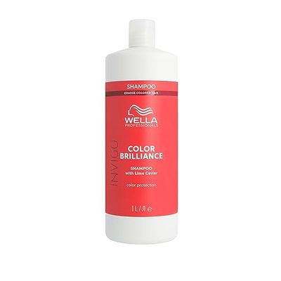 Wella Professionals Invigo Color Brilliance Shampoo, Protezione colore e luminosità, Trattamento di bellezza con vitamina E per capelli spessi 1l