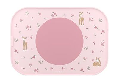 Mepal Placemat Mio Little Dutch, Non-slip Circle keeps Items in place, Easy to clean, Non-slip Circle can be removed, Sturdy, can also be used as a Tray, Dishwasher Safe, Fairy Garden