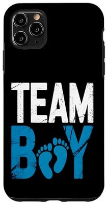 Team Boy Gender Reveal Baby Shower Case for iPhone 11 Pro Max
