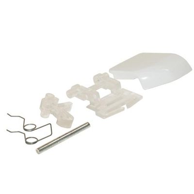 Washing Machine Plastic Door Handle Kit Fits Electra/ Servis, White