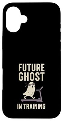 Future Ghost Spooky e Triste Haunting in Progress Regalo Custodia per iPhone 16 Plus