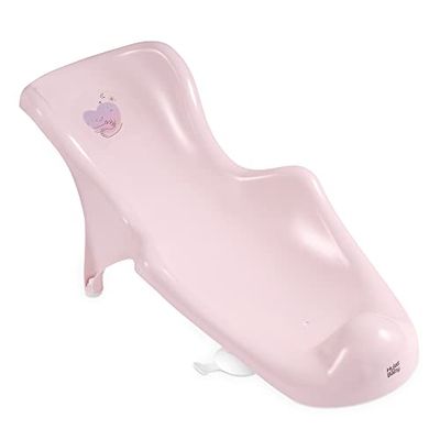 Hylat Baby Transat bain bébé - aide précieuse pour le bain des nourrissons et des bébés de la naissance à environ 6 mois, rose