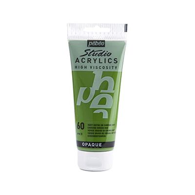 Pébéo - Acrílico Fine Studio - Pintura acrílica Verde - Verde óxido de Cromo Imitatión - 100 ml