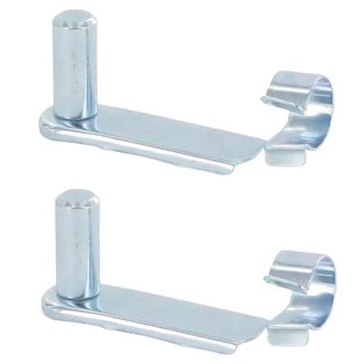 cyclingcolors 2X Axe de sécurité pour Chape Clip à Ressort 10mm Longueur utile 58mm Vérin Gaz Universel Tête Embout Fourche Véhicule Goupille Mâchoire