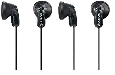 Sony MDR-E9LP Cuffie In-Ear, Nero (Confezione da 2)