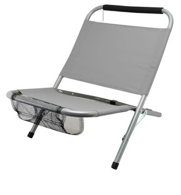 FORNOR 15169 Chaise DE Plage Gris Clair 57 x 47 x H54.
