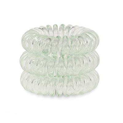 Pale Green SpiraBobble | Hair Bands for Women – 9Pcs Set Hair Bobbles | Durable Hair Tie | Spiral Ring for ponytails
