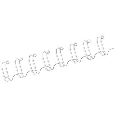 Fellowes 8mm Wire Binding Combs, 100 Pack - White