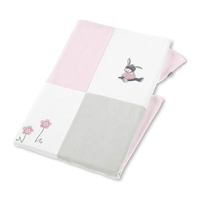 Sterntaler Couverture Emmi Girl, Âge: Pour les bébés dès la naissance, 75 x 100 cm, Blanc/Rose