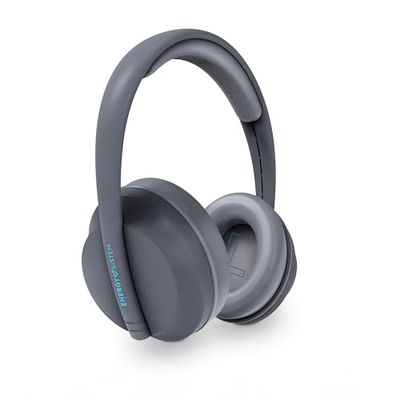 Energy Sistem Hoshi Eco Cuffie Bluetooth® (plastica 100% riciclata GRS, Bluetooth 5.3, 23 ore di batteria, fascia regolabile, Deep Bass, assistente vocale) Nero