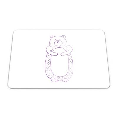 Questo Casa, Tapis de Souris rectangulaire avec Impression numérique - Dessous antidérapant - pour Le Bureau et la Maison - Dimensions : 22 x 18 cm
