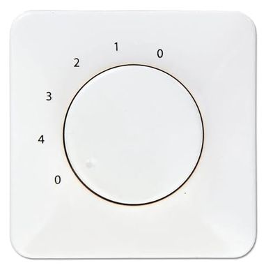 Pepeo Plafondventilator, wandschakelaar, inbouw, geschikt voor alle fabrikanten, 85215, wit