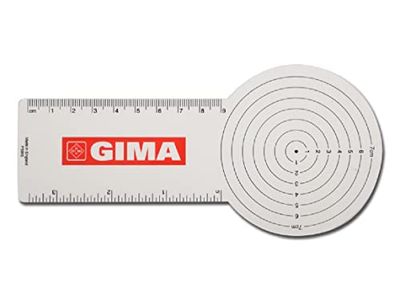 Gima 31185 - Calibre Lesioni Cutanee 21 x 5 cm, 1 unidad