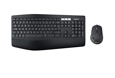 Logitech MK850 Kit Tastiera e Mouse, Layout Olandese-Belga Azerty, Nero
