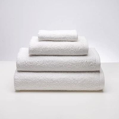 Sancarlos Serviette de Toilette Ocean Blanc 100% Coton 550 g/m²