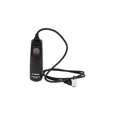 Canon RS-80N3 - Controlo remoto para câmaras Canon EOS 3/1v HS/1v/1D/1D/1Ds/5D/6D/7D/D30/D60, preto