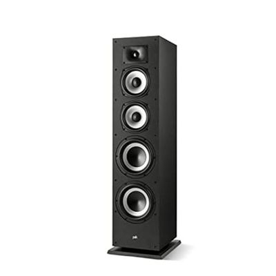 Polk Audio Monitor XT70 Enceinte Colonne Haute Résolution, Hi-FI et Home Cinéma, Certifiée Hi-Res, Compatible Dolby Atmos et DTS:X (Pièce) - Noir