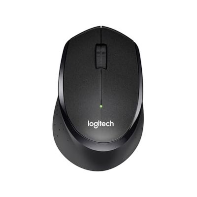 Logitech M330 SILENT PLUS Mouse Wireless, 2,4 GHz con Ricevitore USB Nano, Tracciamento Ottico 1000 DPI, Durata Batteria di 2 Anni, Compatibile con PC, Mac, Laptop, Chromebook - Nero