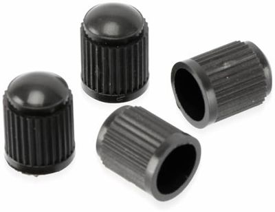 Dunlop Automotive Bil svart Dunlop-ventilkåpor 4 stycken, en storlek