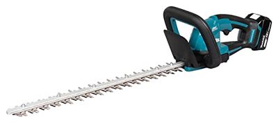 Makita DUH506RT - Cortasetos de Iones de Litio (18 V, sin escobillas, 50 cm, Incluye 1 batería de 5,0 Ah y Cargador)