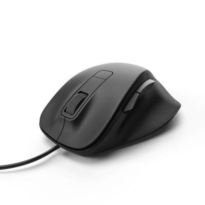 Hama | wired Ergonomic Mouse | Optical 6 Button | Black