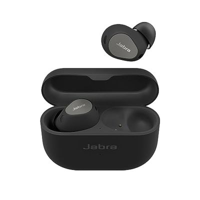 Jabra Elite 10 - Écouteurs sans Fil Bluetooth Intra-Auriculaires - Technologie Advanced Active Noise Cancellation - 6 Microphones intégrés, Son Dolby Atmos - Noir Titanium