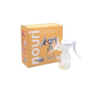 TensCare Nouri Pump – Manual Breast Pump with 2 Suction Level for Comfortable Expression. BPA Free, Natural Solution for Your Expression Needs with Breast Shield Tested by Mums for Comfort., Clear