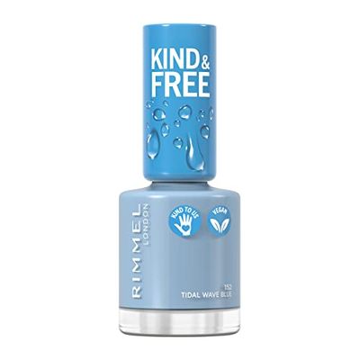 Rimmel Kind & Free Clean Nail Polish, 152 Tidal Wave Blue